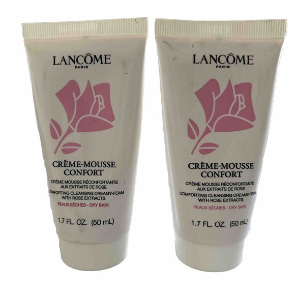 2 Lancome Creme Mousse Confort Comforting Cleansing Creamy-Form Cleanser - Picture 1 of 5